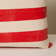 Hand Painted Stripe Cushion