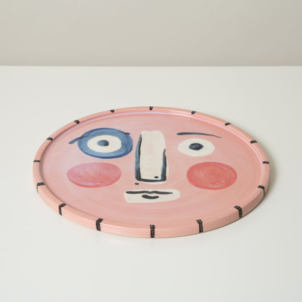 23cm Hand Painted Face Plate