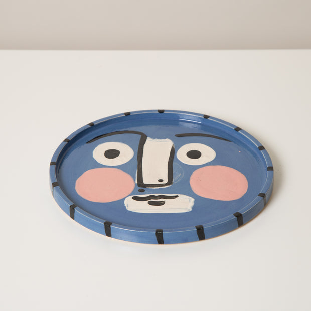 17cm Hand Painted Face Plate