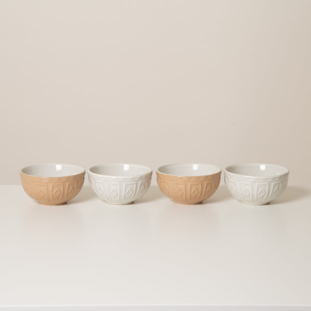 Set of 4 Miniature Cane Bowls
