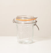 Faceted Clip Top Jar 0.45 Litre