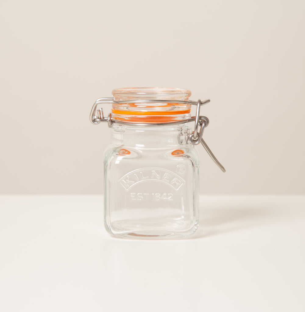 Clip Top Square Spice Jar 70ml