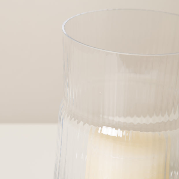 Mouthblown Textured Glass Lantern / Vase